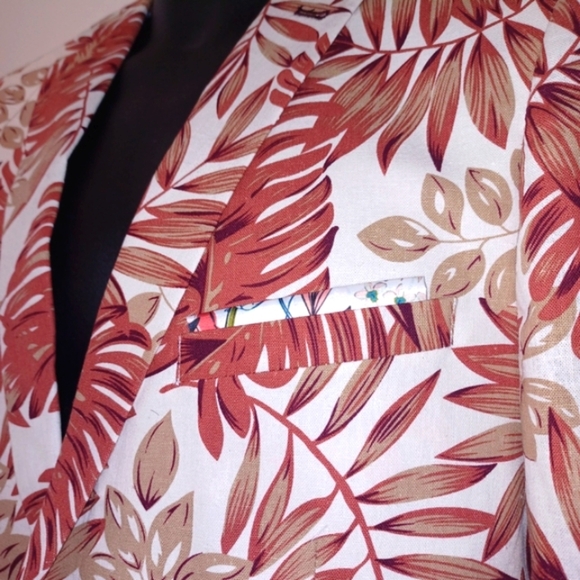 PAISLEY & GRAY Multicolor Floral Blazer, 40R - Picture 9 of 10